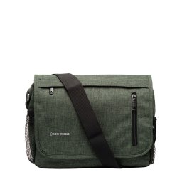 New Rebels ® Heaven25 - Medium Schoudertas A5 - Crossbodytas met flap Donker Groen