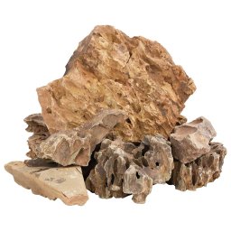 vidaXL Drakenstenen 10 kg 5-30 cm bruin
