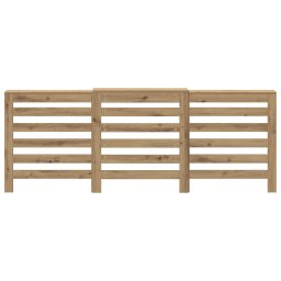 vidaXL Radiatorombouw 205x21,5x83,5 cm bewerkt hout artisanaal eiken