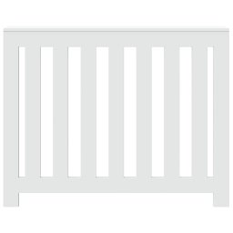 vidaXL Radiatorombouw 104x20x82 cm bewerkt hout wit