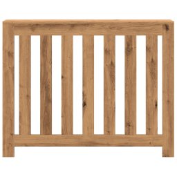 vidaXL Radiatorombouw 104x20x82 cm bewerkt hout artisanaal eikenkleur