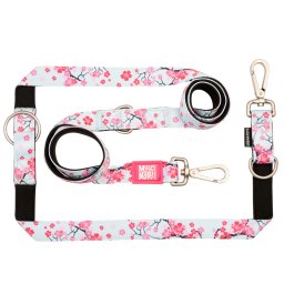 Max & Molly multifunctionele lijn Cherry Bloom L: 200 cm lang, 25 mm breed hond