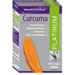 MannaVital Curcuma Platinum Capsules 60st