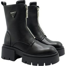 Guess - maat 39- Leila Dames Enkellaarzen Leder - Zwart