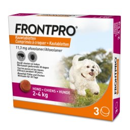2x3 kauwtabletten voor honden (2-4kg) Frontpro - BE