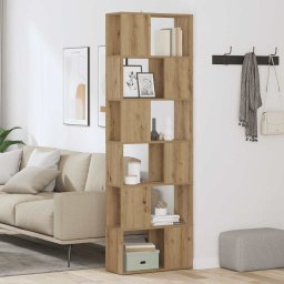 vidaXL Boekenkast/kamerscherm 60x24x186 cm artisanaal eikenkleur
