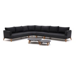 + 15% kassakorting | Bellagio Esenta hoek loungeset 6-delig links - Laagste prijsgarantie!