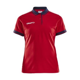 Craft - Pro Control Poloshirt Dames Felrood Marineblauw S