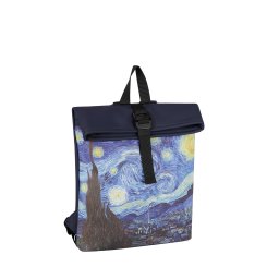 New Rebels Mart Art Los Angeles Sterrennacht Mini 7L Rugzak Rolltop Waterafstotend