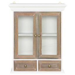 vidaXL Wandkast 49x22x59 cm bewerkt hout wit