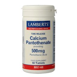 Lamberts Calcium Pantothenaat 500 mg Time Release Tabletten