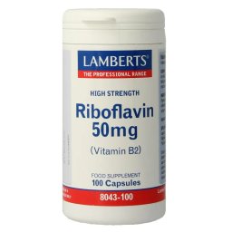 Lamberts Riboflavine 50mg Capsules