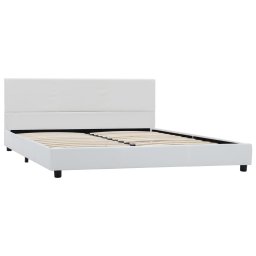 vidaXL Bedframe kunstleer wit 120x200 cm