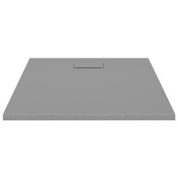 vidaXL Douchebak 100x80 cm SMC grijs