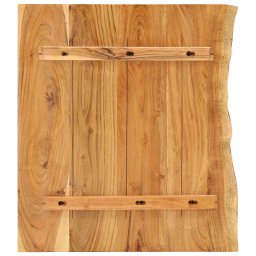 vidaXL Wastafelblad 58x52x3,8 cm massief acaciahout
