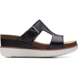 Clarks - maat 37- Lizby Ease - Black Leather - Vrouwen