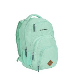 New Rebels ® BTS 3 - Laptoptas - Schooltas - Rugzak - Soft Mint