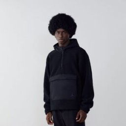 Jordan Hoodie Half-zip Sherpa Zwart Heren s