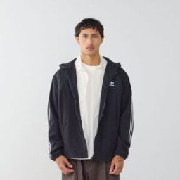 ADIDAS ORIGINALS adidas Jacket Fz Polar Fleece Zwart/wit Heren s