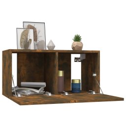 vidaXL Tv-hangmeubelen 2 st 60x30x30 cm gerookt eikenkleurig