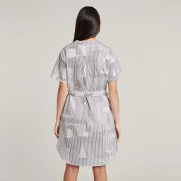 Jurk Belted Side Slits - Meerkleurig - Dames