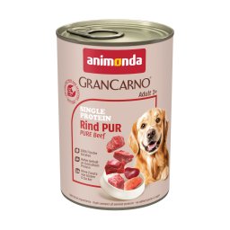 6x400g Adult Single Protein Puur Rundvlees animonda GranCarno Hondenvoer