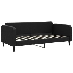 vidaXL Slaapbank met matras 90x190 cm stof zwart