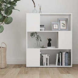 vidaXL Boekenkast/kamerscherm 80x24x94 cm bewerkt hout wit