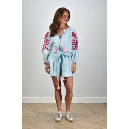 Sage & Ivy short Rosa baby blue/pink