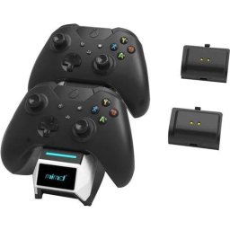 Xbox series X of voor X-one controller oplaadstation ofwel oplader incl. controller accu - XBox dual