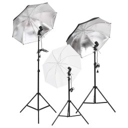vidaXL Fotostudioset met verlichtingsset, achtergrond en reflector