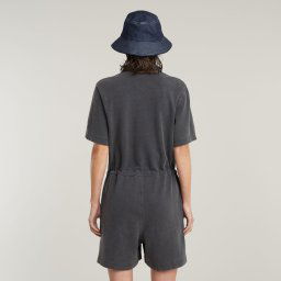 Easy Short Jumpsuit - Zwart - Dames