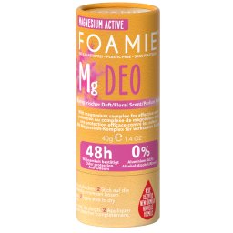 Foamie Magnesium Active Plastic Free Deo Floral Scent 48H