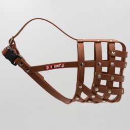 COLORI® Herder muilkorf L, lichtbruin maat 8 hond