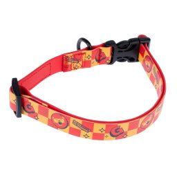 Harry Potter ketting Gryffindor, oranje maat M: 30 - 46 cm nekomtrek, 20 mm brede Hond