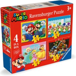 Super Mario Puzzel (12, 16, 20, 24 stukjes)