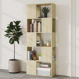 vidaXL Boekenkast/kamerscherm 60x24x155 cm sonoma eikenkleurig