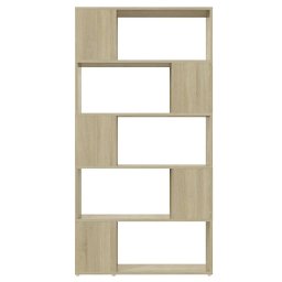 vidaXL Boekenkast/kamerscherm 80x24x155 cm bewerkt hout sonoma eiken