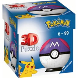 3D Puzzel - Pokemon Masterball (54 stukjes)