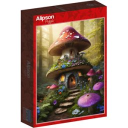 Mushroom House in the Undergrowth Puzzel (500 stukjes)