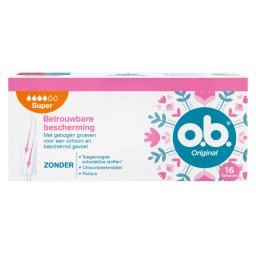OB Original Tampons Super