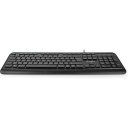 Nedis Bedraad Toetsenbord - USB-A - Multimedia - QWERTZ - Duits - Numeriek toetsenbord