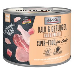 MAC´s Cat Fijnproever 6 x 200 g Kattenvoer - Kalf & Gevogelte