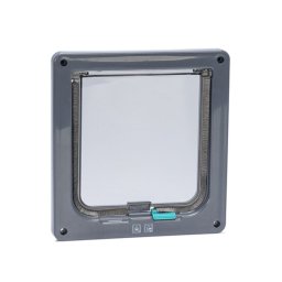 Karlie kattenluik met 2-weg sluiting grijs 20x19,2cm