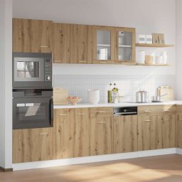 vidaXL 7-delige Keukenkastenset Lyon bewerkt hout artisanaal eikenkleurig