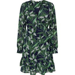 ONLY - Maat M - ONLSTAR L-S WRAP DRESS PTM Dames Jurk