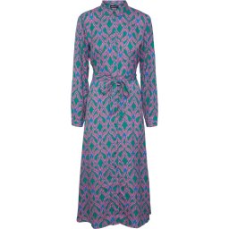 PIECES Maat XS PCASHLEY LS MIDI SHIRT DRESS D2D Dames
