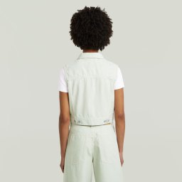 Shrunken Vest - Groen - Dames