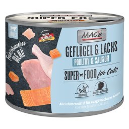 MAC´s Cat Fijnproever 6 x 200 g Kattenvoer - Gevogelte & Zalm