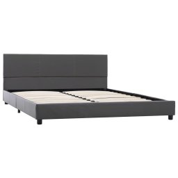 vidaXL Bedframe kunstleer grijs 120x200 cm